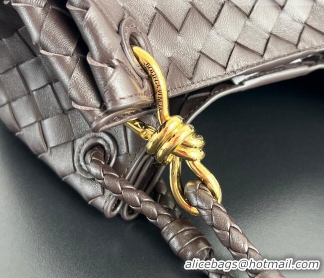 Promotional Bottega Veneta Parachute Medium Shoulder Bag in Intrecciato Leather 835921 Fondant Brown 2025