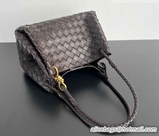 Promotional Bottega Veneta Parachute Medium Shoulder Bag in Intrecciato Leather 835921 Fondant Brown 2025