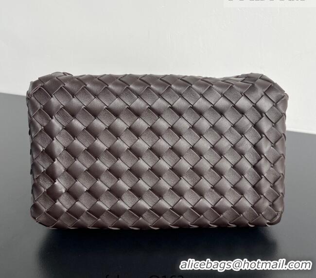 Promotional Bottega Veneta Parachute Medium Shoulder Bag in Intrecciato Leather 835921 Fondant Brown 2025