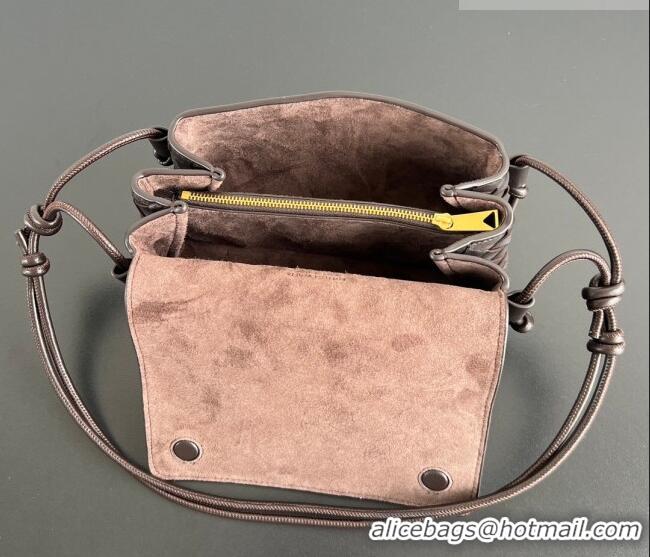 Top Quality Bottega Veneta Notturno Mini Bag in Intrecciato Leather 843893 Fondant Brown 2026