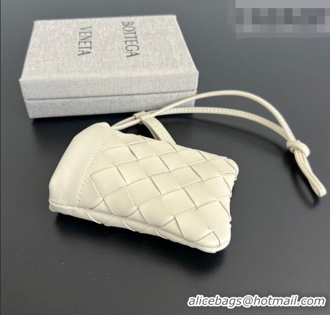 Top Quality Bottega Veneta Micro Dustbag in Intrecciato Leather 843903 Sea Salt 2026