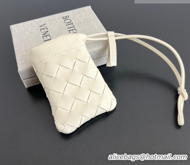 Top Quality Bottega Veneta Micro Dustbag in Intrecciato Leather 843903 Sea Salt 2026