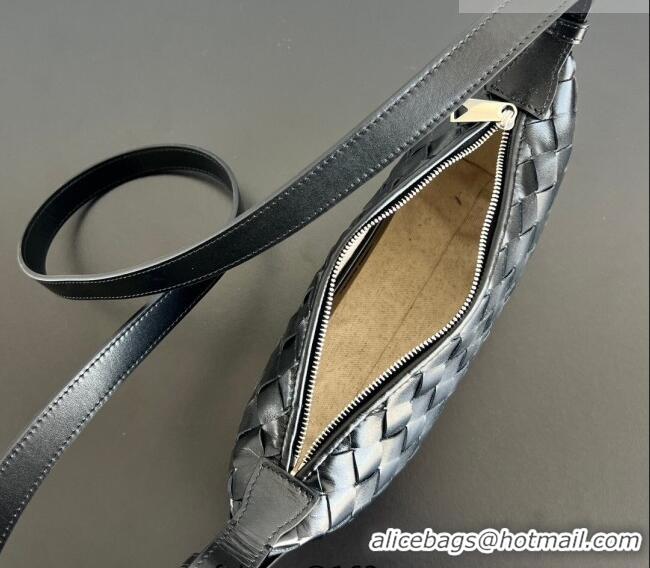Super Quality Bottega Veneta Men's Traveler Phone Pouch Crossbody Bag in Intrecciato Leather 844018 Black 2026