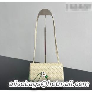 Promotional Bottega Veneta Andiamo Daisy Pouch Mini Bag in Intrecciato Leather 838870 Sea Salt 2025