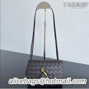 Buy Fashionable Bottega Veneta Andiamo Pouch on Strap Mini Bag in Intrecciato Leather 836940 Fondant Brown 2026