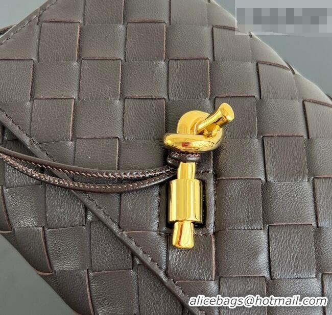 Buy Fashionable Bottega Veneta Andiamo Pouch on Strap Mini Bag in Intrecciato Leather 836940 Fondant Brown 2026