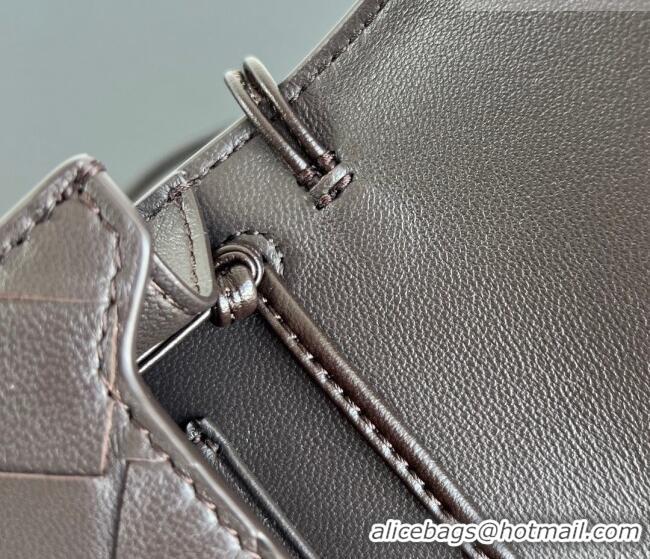 Buy Fashionable Bottega Veneta Andiamo Pouch on Strap Mini Bag in Intrecciato Leather 836940 Fondant Brown 2026