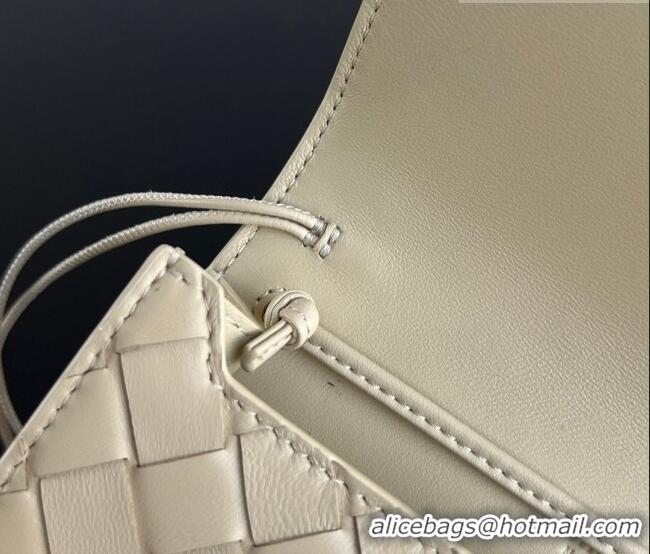 Discount Bottega Veneta Andiamo Pouch on Strap Mini Bag in Intrecciato Leather 836940 Sea Salt 2026