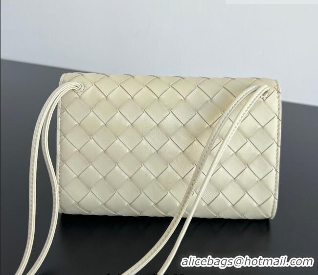 Discount Bottega Veneta Andiamo Pouch on Strap Mini Bag in Intrecciato Leather 836940 Sea Salt 2026