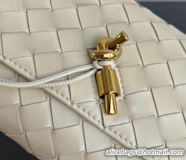 Discount Bottega Veneta Andiamo Pouch on Strap Mini Bag in Intrecciato Leather 836940 Sea Salt 2026