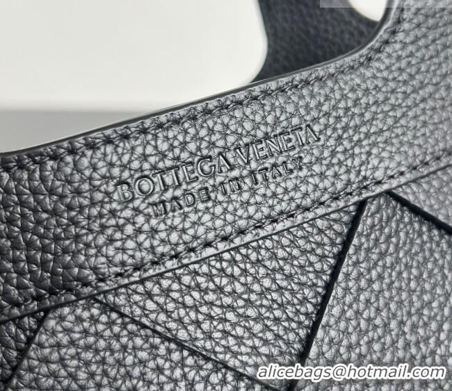 Grade Design Bottega Veneta Men's Small Diago Tote Bag in Grained Intrecciato Leather 837364 Black 2026