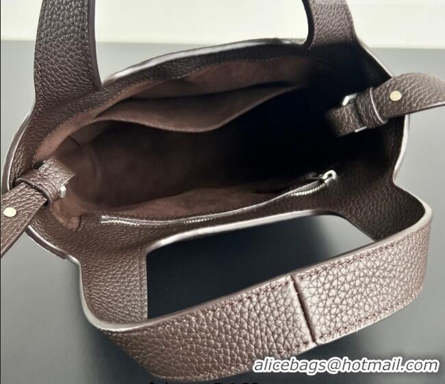 Luxury Discount Bottega Veneta Men's Small Diago Tote Bag in Grained Intrecciato Leather 837364 Fondant Brown 2026