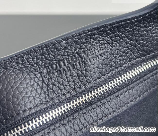 Top Grade Bottega Veneta Men's Small Diago Tote Bag in Grained Intrecciato Leather 837364 Nocturnal Blue 2026