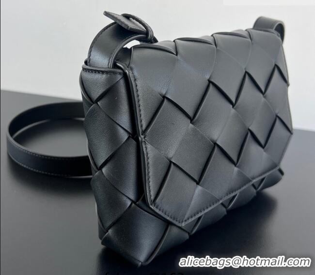 Luxury Discount Bottega Veneta Men's Diago Mini Bag in Smooth Intrecciato Leather 795637 Black 2026