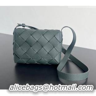 Best Quality Bottega Veneta Men's Diago Mini Bag in Grained Intrecciato Leather 795637 Dark Green 2026