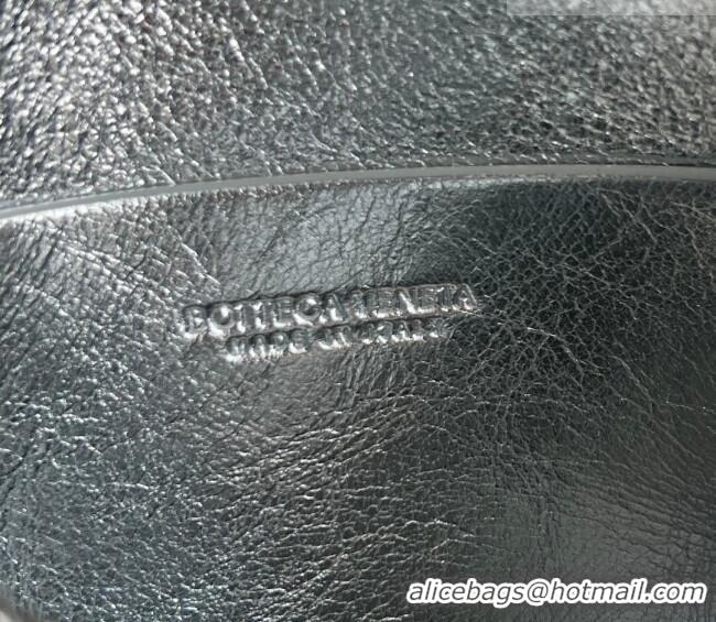 Grade Design Bottega Veneta Intrecciato Leather Concert Pouch Mini bag 794258 Silver/Green 2025