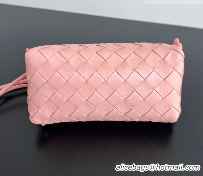 Super Quality Bottega Veneta Intrecciato Leather Concert Pouch Mini bag 794258 Rose Pink 2025