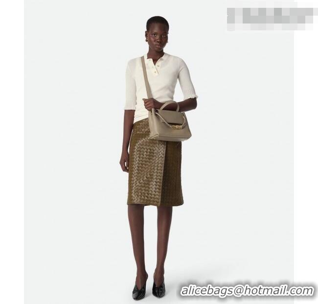 Top Quality Bottega Veneta Small Ciao Ciao Top Handle Bag in Calf Leather 835835 Barolo Red 2025