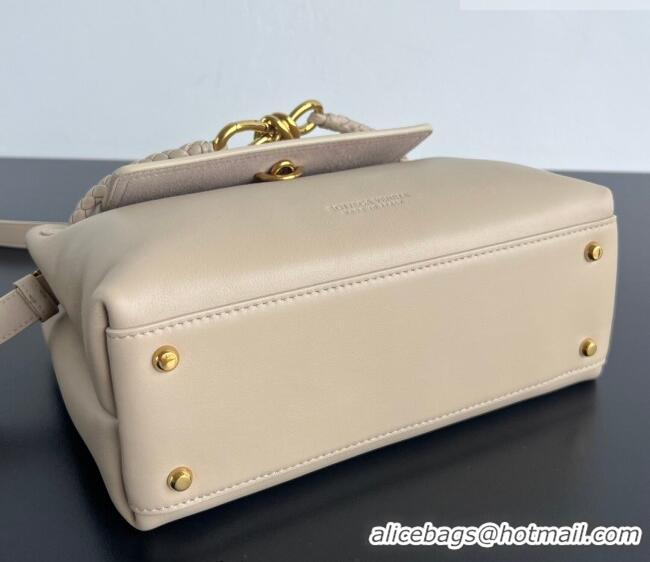Top Quality Bottega Veneta Small Ciao Ciao Top Handle Bag in Calf Leather 835835 Ecru Beige 2025