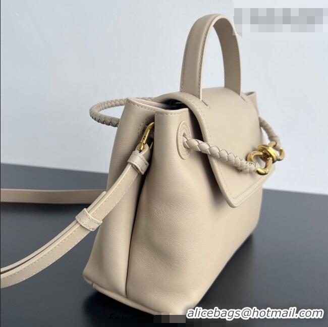 Top Quality Bottega Veneta Small Ciao Ciao Top Handle Bag in Calf Leather 835835 Ecru Beige 2025