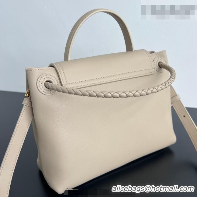 Top Quality Bottega Veneta Small Ciao Ciao Top Handle Bag in Calf Leather 835835 Ecru Beige 2025