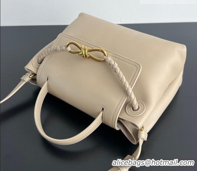 Top Quality Bottega Veneta Small Ciao Ciao Top Handle Bag in Calf Leather 835835 Ecru Beige 2025
