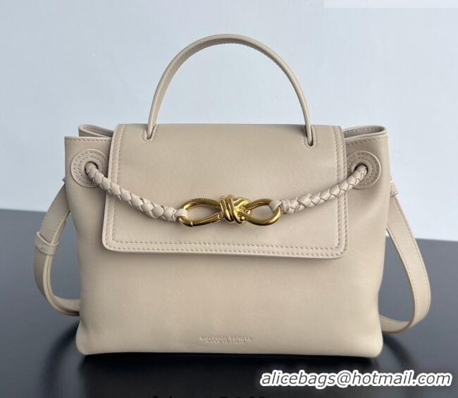 Top Quality Bottega Veneta Small Ciao Ciao Top Handle Bag in Calf Leather 835835 Ecru Beige 2025