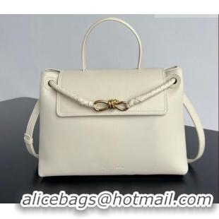 Good Taste Bottega Veneta Medium Ciao Ciao Top Handle Bag in Calf Leather 817231 Sea Salt 2025