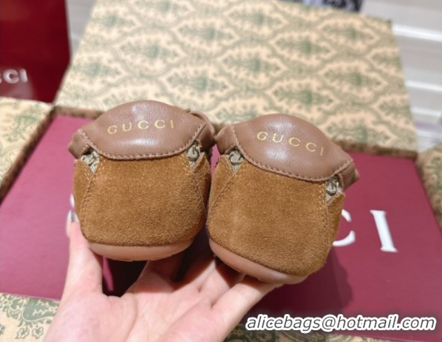 Good Looking Gucci Shift Sneakers in Suede and GG Strass Brown/Beige 1218043 2026