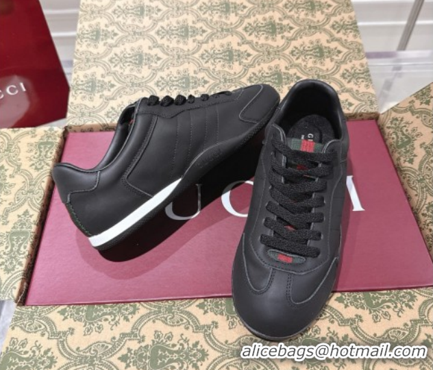 Best Product Gucci Shift Sneakers in Calf Leather Black 1218051 2026