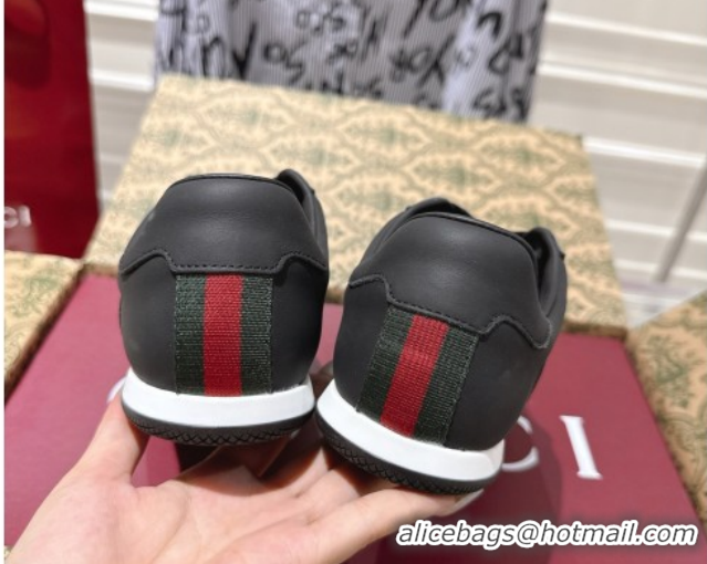 Best Product Gucci Shift Sneakers in Calf Leather Black 1218051 2026