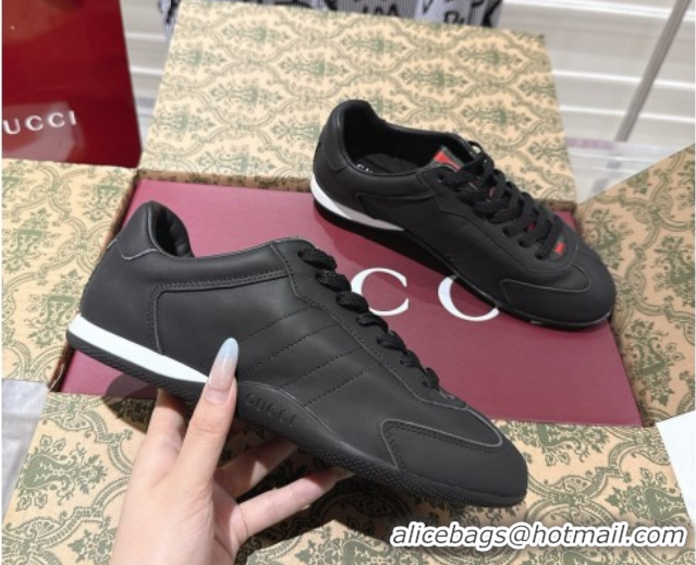 Best Product Gucci Shift Sneakers in Calf Leather Black 1218051 2026