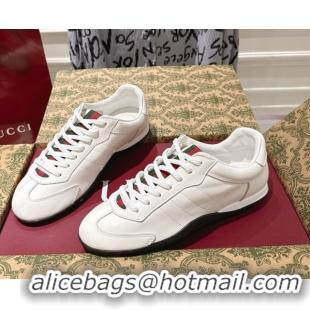 Durable Gucci Shift Sneakers in Calf Leather White 1218052 2026