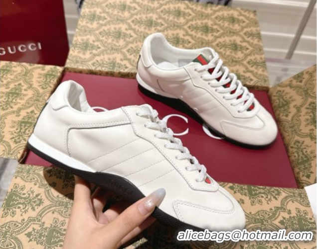 Durable Gucci Shift Sneakers in Calf Leather White 1218052 2026