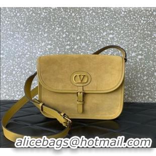 Reasonable Price Valentino Antibes Shoulder Bag in Suede 2078 Yellow 2026