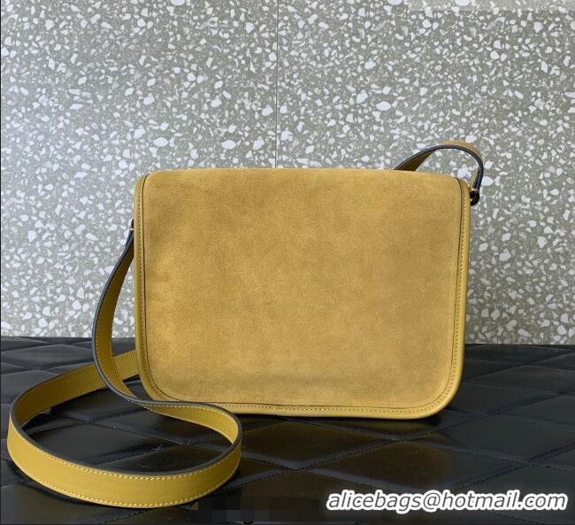 Reasonable Price Valentino Antibes Shoulder Bag in Suede 2078 Yellow 2026