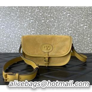 Affordable Price Valentino Antibes Small Shoulder Bag in Suede 2088 Yellow 2026