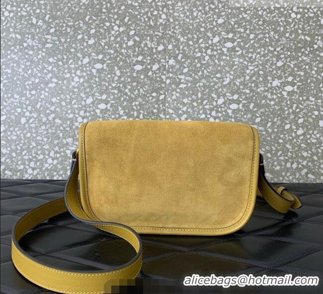 Affordable Price Valentino Antibes Small Shoulder Bag in Suede 2088 Yellow 2026