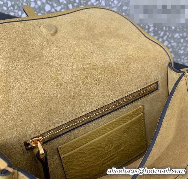 Affordable Price Valentino Antibes Small Shoulder Bag in Suede 2088 Yellow 2026