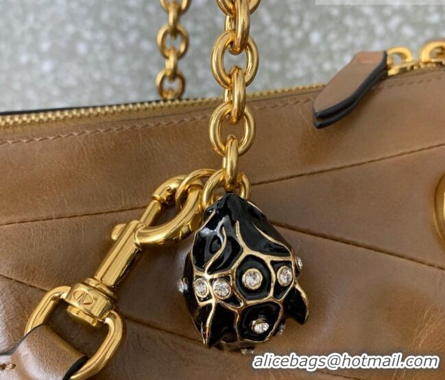 Buy Cheap Valentino Panthea HandBag in V Shiny and Matte Nappa Leather 0070 Brown 2026