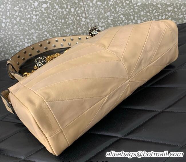 Best Grade Valentino Panthea HandBag in V Shiny and Matte Nappa Leather 0070 Nude 2026