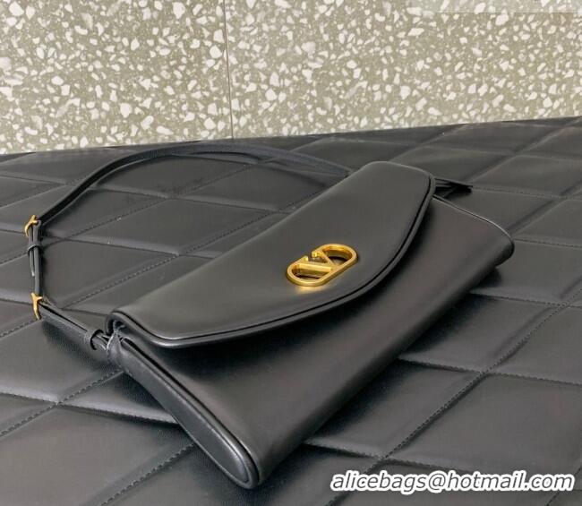 Best Price Valentino Devain Small Shoulder Bag in Lambskin Leather 2031 Black 2026