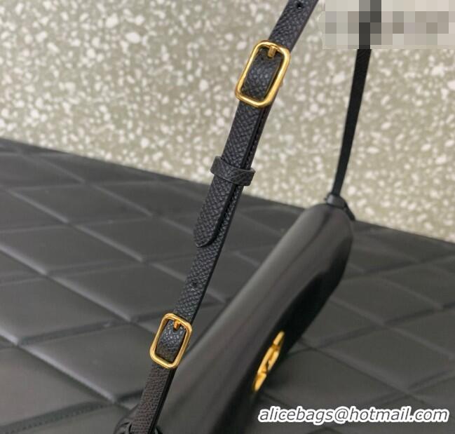 Best Price Valentino Devain Small Shoulder Bag in Lambskin Leather 2031 Black 2026