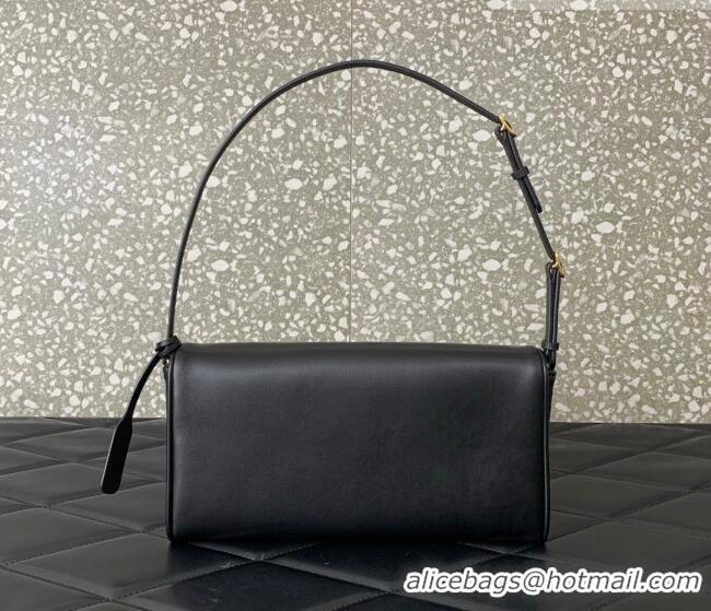 Best Price Valentino Devain Small Shoulder Bag in Lambskin Leather 2031 Black 2026