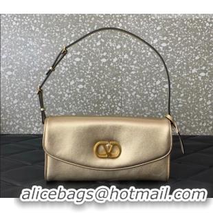 Promotional Valentino Devain Small Shoulder Bag in Lambskin Leather 2031 Gold-Tone 2026