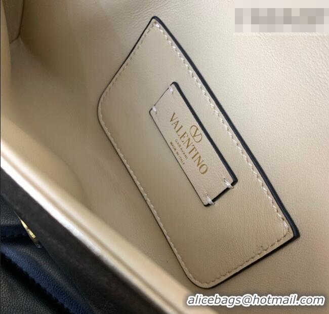 Promotional Valentino Devain Small Shoulder Bag in Lambskin Leather 2031 Gold-Tone 2026