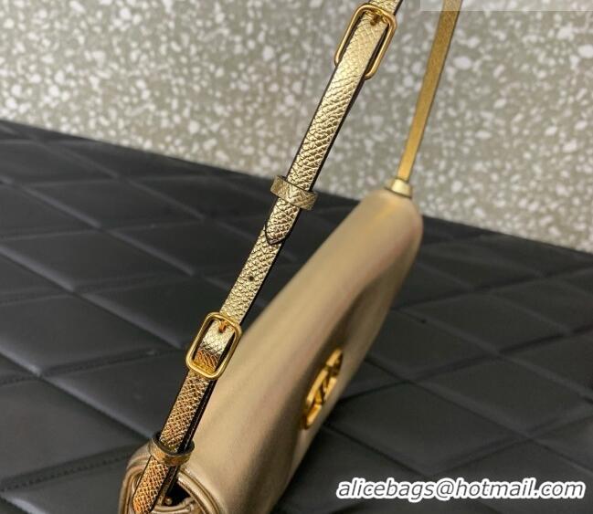 Promotional Valentino Devain Small Shoulder Bag in Lambskin Leather 2031 Gold-Tone 2026