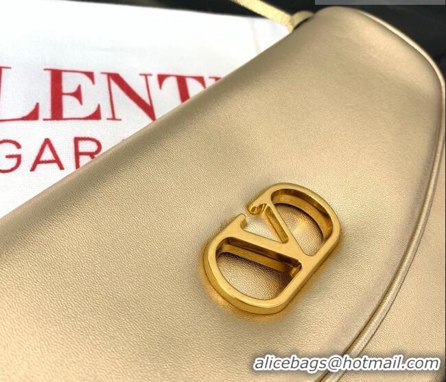 Promotional Valentino Devain Small Shoulder Bag in Lambskin Leather 2031 Gold-Tone 2026