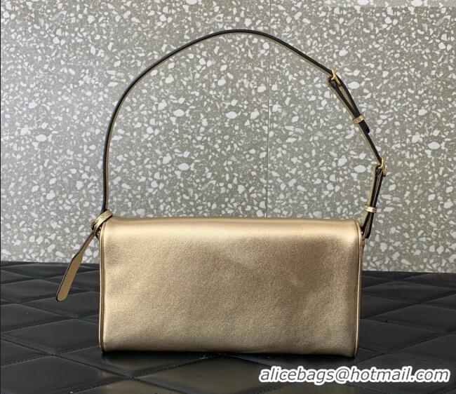 Promotional Valentino Devain Small Shoulder Bag in Lambskin Leather 2031 Gold-Tone 2026