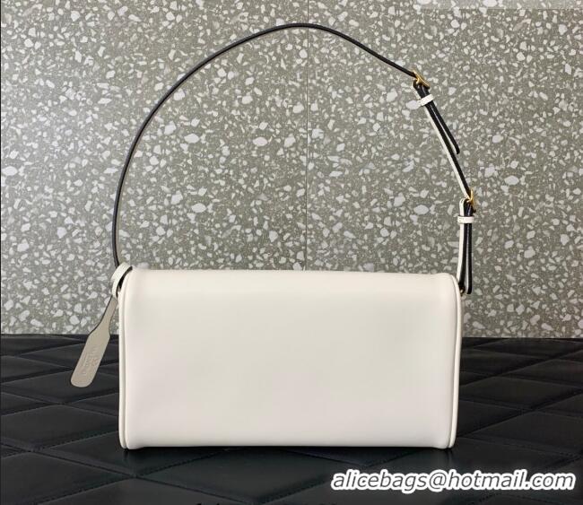 Reasonable Price Valentino Devain Small Shoulder Bag in Lambskin Leather 2031 White 2026